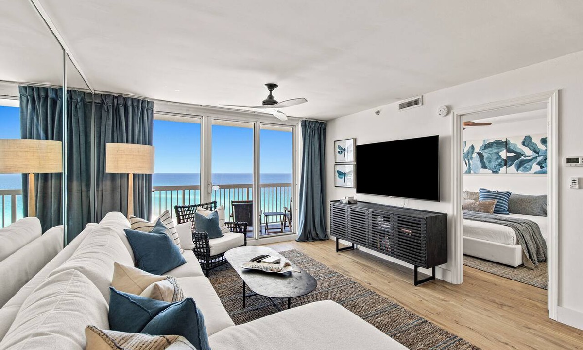 Destin Condo | "Beach Vibes" New Reno! Beachfront Penthouse, 3 Pools, Pelican Beach Resort