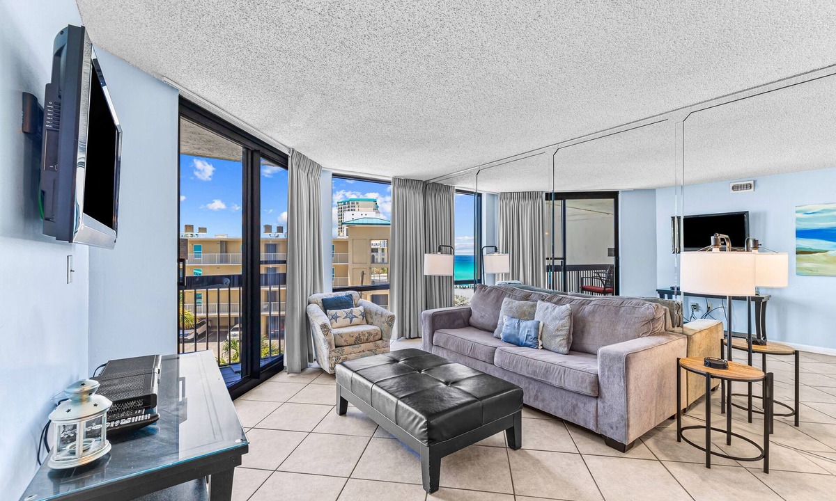 Destin Condo | Ocean-view condo at SunDestin with pool, hot tub, sauna, and walkable locale