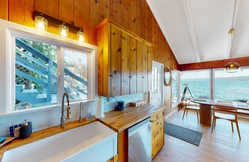 Hoodsport House | Waterfront, dog-friendly home with amazing scenery, private beach & decks
