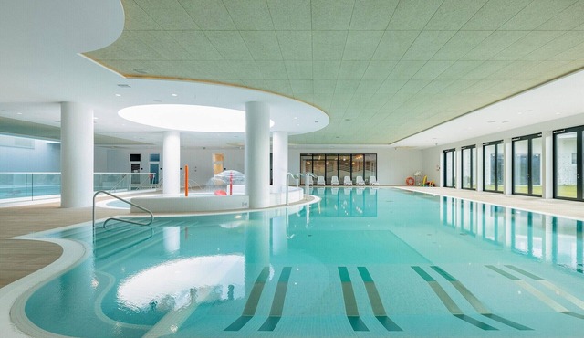 Holiday studio with access to pool and sauna