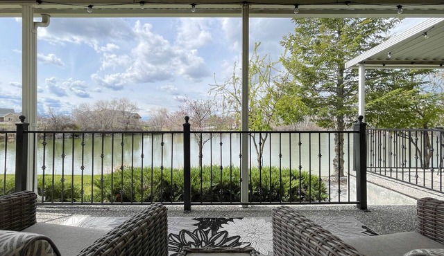 Lakefront Getaway with Game Room and Theater Seating