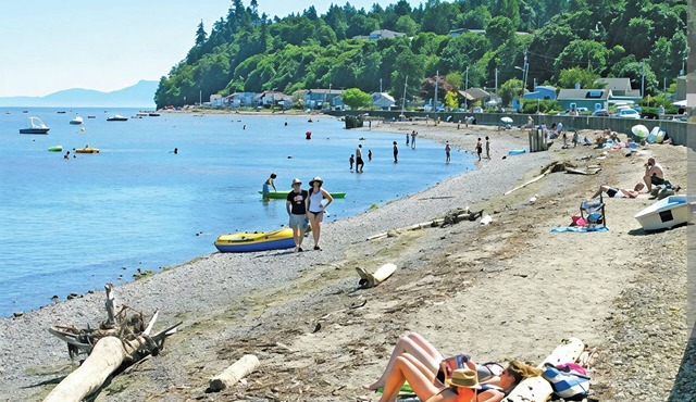 Luxury Maple Beach Waterfront King apartment-Ground Floor only 50 feet to Beach.