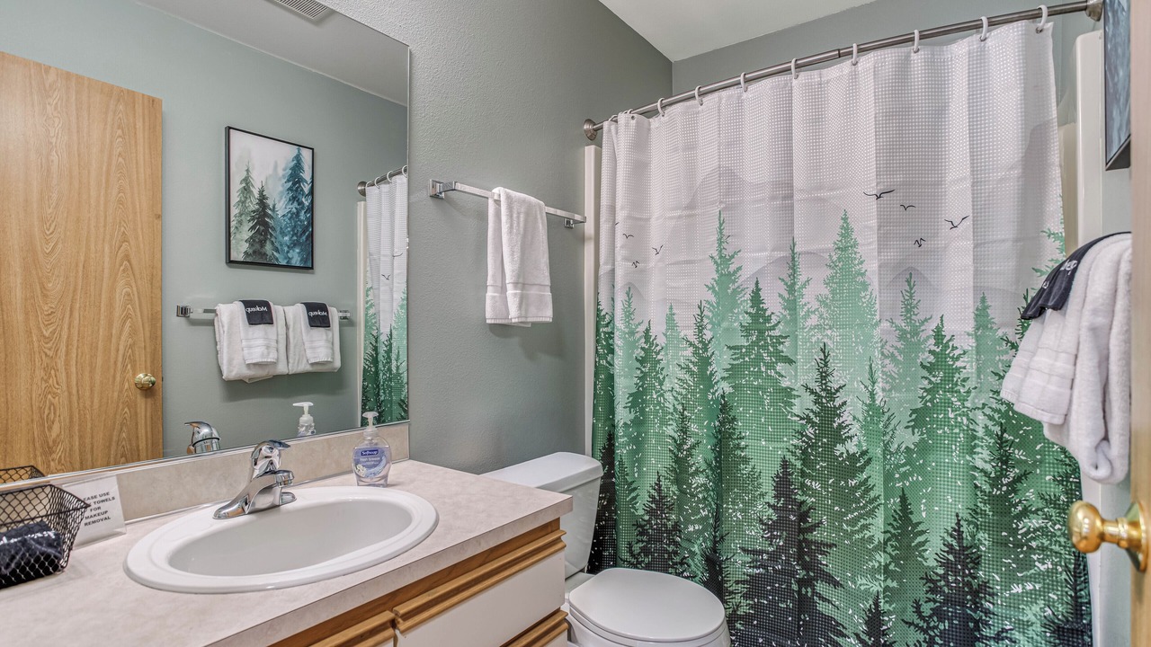 Photo of Bathroom in Downtown Leavenworth
