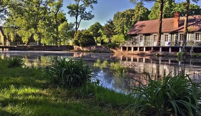 Picturesque house by the river